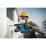 Bosch Batteri borehammer GBH 18V-22 X Professional solo, 18 Volt Blå/Sort