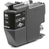 Brother LC421BK – Sort, Blæk Sort, 1 stk, 200 Sider, 0 Sider, Enkelt pakke