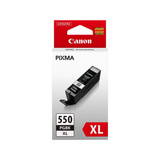 Canon PGI-550PGBK XL blækpatron 1 stk Original Højt (XL) udbytte Sort Højt (XL) udbytte, Sort, Pigmentbaseret blæk, 1 stk, 500 Sider, Enkelt pakke, Detail