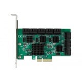 DeLOCK 16 port SATA PCI Express x4 Card, Controller 