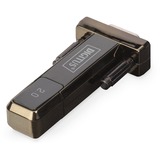 Digitus Converter USB 2.0 D-Sub 9 Male Sort, Adapter Sort, USB 2.0, D-Sub 9 Male, Sort