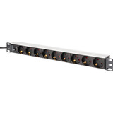 Digitus DN-95437, Strømskinne Sort/aluminium