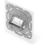 Digitus Frontplade + monteringsramme til multimedia/Keystone, Frontpanel Hvid