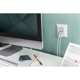 Digitus Frontplade + monteringsramme til multimedia/Keystone, Frontpanel Hvid