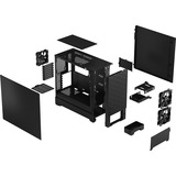 Fractal Design Pop Air Tower Sort, Towerkabinet Sort, Tower, PC, Sort, ATX, micro ATX, Mini-ITX, Stål, 17 cm