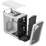 Fractal Design Torrent Compact Tower Hvid, Towerkabinet Hvid, Tower, PC, Hvid, ATX, EATX, micro ATX, Mini-ITX, SSI CEB, Stål, Hærdet glas, Spil