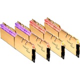 G.Skill Trident Z Royal F4-3200C16Q-128GTRG hukommelsesmodul 128 GB 4 x 32 GB DDR4 3200 Mhz Guld, 128 GB, 4 x 32 GB, DDR4, 3200 Mhz, 288-pin DIMM