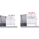 High Peak Busfortelt Trento 2.0 grå/Lime