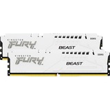 Kingston FURY FURY Beast 32GB 6800MT/s DDR5 CL34 DIMM (Sæt med 2) White EXPO, Hukommelse Hvid, 32 GB, 2 x 16 GB, DDR5, 288-pin DIMM, Hvid