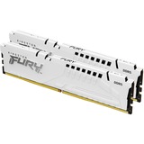 Kingston FURY FURY Beast 32GB 6800MT/s DDR5 CL34 DIMM (Sæt med 2) White EXPO, Hukommelse Hvid, 32 GB, 2 x 16 GB, DDR5, 288-pin DIMM, Hvid