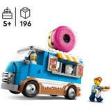 LEGO City Donutvogn, Bygge legetøj Byggesæt, 5 År, Plast, 196 stk, 452 g