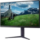 LG 32GS85QX-B computerskærm 81,3 cm (32") 2560 x 1440 pixel Quad HD Sort, Gaming Skærm mørk grå, 81,3 cm (32"), 2560 x 1440 pixel, Quad HD, 1 ms, Sort