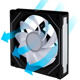 Lian Li G99.12RSLIN1B.00, Sag fan Sort