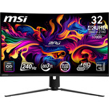 MSI MPG 321CURX QD-OLED, Gaming Skærm Sort