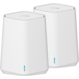 Netgear Orbi Pro WiFi 6 Mini AX1800 System 2-Pack (SXK30) Dual-band (2,4 GHz / 5 GHz) Wi-Fi 6 (802.11ax) Hvid 7 Intern, Adgangspunktet Hvid, Intern, Strøm, 250 m², Dual-band (2,4 GHz / 5 GHz), Wi-Fi 6 (802.11ax)