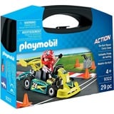 PLAYMOBIL Go-Kart Racer Carry Case, Bygge legetøj Legetøjsfigur, 5 År, Plast, 29 stk, 298,15 g
