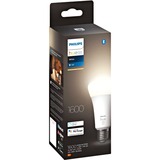 Philips Hue A67 - E27 pære - 1600lm - 1-pak, LED-lampe Philips Hvide Hue pærer A67 - E27 pære - 1600lm - 1-pak, Smart pære, Hvid, Bluetooth/Zigbee, Integreret LED, E27, Varm hvid