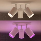 Philips Hue White & Color Ambiance Fugato 3-spot, LED lys Hvid