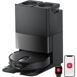 Roborock Qrevo Slim 0,22 L Sort, Støvsuger robot Sort, Poseløs, Sort, Rund, Støvpose, 0,22 L, 67 dB