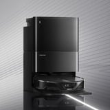 Roborock Qrevo Slim Poseløs Sort, Støvsuger robot Sort, Poseløs, Sort, Rund, 67 dB, 0,22 L, 0,072 L
