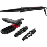 Rowenta Infinite Looks CF422L Krøllejern Varm Sort, Lyserød 48 W Krøllejern, Varm, Scrollbar, 60 sek./side, 60 sek./side, Sort, Lyserød