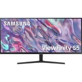 Samsung S50GC computerskærm 86,4 cm (34") 3440 x 1440 pixel UltraWide Quad HD LCD Sort, LED-skærm Sort, 86,4 cm (34"), 3440 x 1440 pixel, UltraWide Quad HD, LCD, 5 ms, Sort