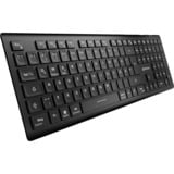 Sharkoon OfficePal K30W, Tastatur Sort, DE-layout, Gummi dome
