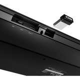 Sharkoon OfficePal K30W, Tastatur Sort, DE-layout, Gummi dome