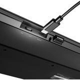 Sharkoon OfficePal K30W, Tastatur Sort, DE-layout, Gummi dome