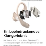 Shokz OpenFit, Hovedtelefoner Beige