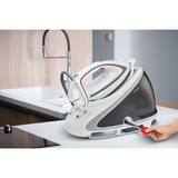 Tefal Pro Express Ultimate Care GV9567E1 Dampstrygning station 2600 W 1,9 L Durilium AirGlide Autoclean soleplate Hvid, Grå, Damp strygejern station Hvid/grå, 2600 W, 500 g/min, Durilium AirGlide Autoclean soleplate, 7,7 bar, 1,9 L, 155 g/min