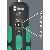 Wera Moment-skruetrækker 7515 Kraftform Safe-Torque Speed Sort/Grøn