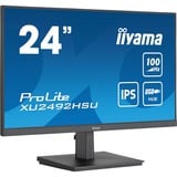 iiyama ProLite XU2492HSU-B6 computerskærm 60,5 cm (23.8") 1920 x 1080 pixel Fuld HD LED Sort, LED-skærm Sort (mat), 60,5 cm (23.8"), 1920 x 1080 pixel, Fuld HD, LED, Sort