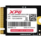 ADATA SGAMMIXS55-512G-C, Solid state-drev Sort