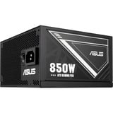 ASUS ATS-850G enhed til strømforsyning 850 W 20+4 pin ATX ATX Sort, PC strømforsyning Sort, 850 W, 110 - 240 V, Aktiv, 100 W, 850 W, 100 W