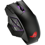 ASUS ROG Spatha X mus Højre hånd RF Wireless + USB Type-A Optisk 19000 dpi, Gaming mus Sort, Højre hånd, Optisk, RF Wireless + USB Type-A, 19000 dpi, Sort