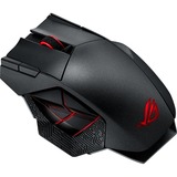 ASUS ROG Spatha X mus Højre hånd RF Wireless + USB Type-A Optisk 19000 dpi, Gaming mus Sort, Højre hånd, Optisk, RF Wireless + USB Type-A, 19000 dpi, Sort