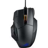 ASUS ROG Spatha X mus Højre hånd RF Wireless + USB Type-A Optisk 19000 dpi, Gaming mus Sort, Højre hånd, Optisk, RF Wireless + USB Type-A, 19000 dpi, Sort