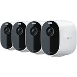 Arlo Essential Spotlight Kasse IP-sikkerhedskamera Indendørs & udendørs Loft/væg, Overvågningskamera Hvid/Sort, IP-sikkerhedskamera, Indendørs & udendørs, Trådløs, FCC, IC, CE, Loft/væg, Hvid