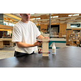 BESSEY Enhåndsklemme med drejelig håndtag S, Skruetvinge Sort/Rød