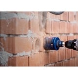 Bosch Expert 2 608 900 527 tilbehør til borevedhæftning Hulsavs adapter Blå, Hulsavs adapter, Sekskantet skaft, Metal, Rør, Plast, Profil, Træ med søm, Blå, Sølv, 80 mm, 3,37 cm