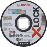 Bosch X-LOCK MULTI CONSTRUCTION Skæreskive Skæreskive, Rør, Gasbeton, Stål, Profil, Sten, Metal uden jern, 11,5 cm, Bosch, 2,22 cm, Sort, Hvid