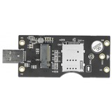 DeLOCK 63166 interface-kort/adapter Intern M.2, Konverter USB Type-A, M.2, Sort, 38 mm, 93 mm, 6 mm