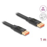 DeLOCK DisplayPort fladkabel 8K 60Hz Sort