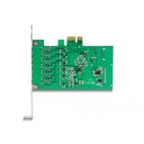 DeLOCK PCI Express x1 kort med 6 x eksterne + 1 x interne USB 5, USB-controlleren 