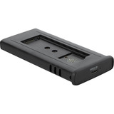 DeLOCK USB-C 40 Gbps til M.2 NVMe PCIe SSD med blæser, Drev kabinet grå/Sort