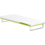 DeepCool M-Desk F1 68,6 cm (27") Fritstående Grå, Hvid, Stander grå/Grøn, Fritstående, 10 kg, 68,6 cm (27"), Højdejustering, Grå, Hvid