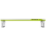 DeepCool M-Desk F1 68,6 cm (27") Grå, Hvid Skrivebord, Stander grå/Grøn, Fritstående, 10 kg, 68,6 cm (27"), Højdejustering, Grå, Hvid