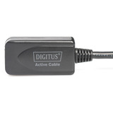 Digitus Aktivt USB 2.0 forlængerledning, 5 meter Sort
