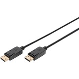 Digitus DisplayPort tilslutningskabel, UHD 4K Sort